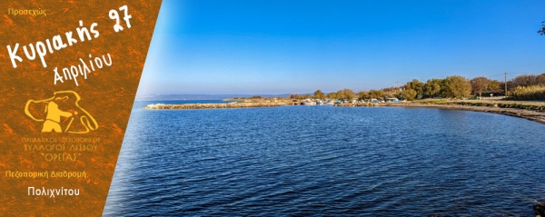 Πεζοπορίες στην περιοχή του Πολιχνίτου την Κυριακή 27 Απριλίου 2025