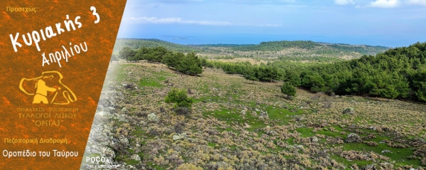 Πεζοπορία στο Οροπέδιο του Ταύρου την Κυριακή 3 Απριλίου 2022