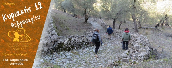 Πεζοπορία Κυριακής 12 Φεβρουαρίου 2017