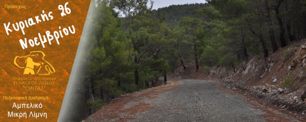 Πεζοπορία Κυριακή 26 Νοεμβρίου 2017