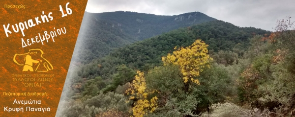 Πεζοπορία 16 Δεκεμβρίου 2018