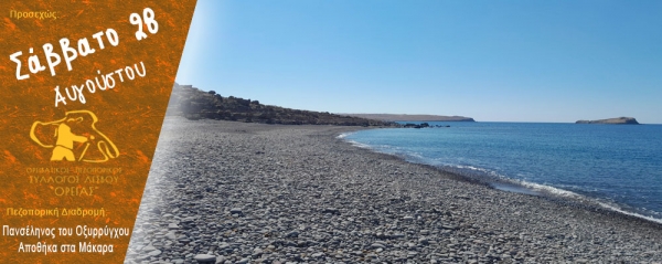 Πανσέληνος του Οξυρρύγχου - Πεζοπορία από την Αποθήκα στα Μάκαρα το Σάββατο 29 Αυγούστου 2026